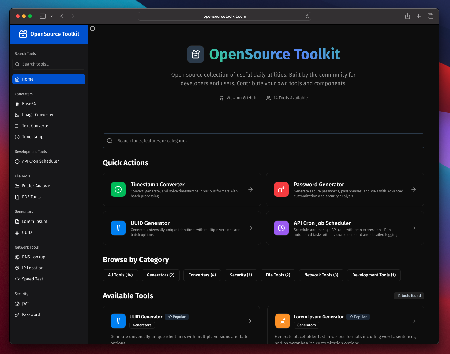 OpenSource Toolkit
